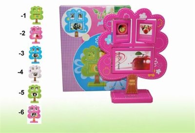 PHOTO FRAME  GREEN/PINK/BLUE/WHITE - HP1017593
