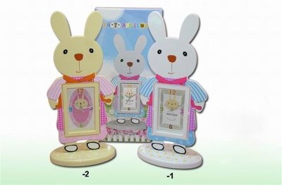 RABBIT SHAPE ALARM CLOCK WHITE/YELLOW - HP1017594