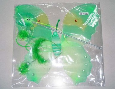 BUTTERFLY WING W/BUTTERFLY STICK & HEADWEAR MULTICOLOR  - HP1017654