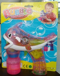 DOLPHIN BUBBLE GUN W/LIGHT - HP1017664