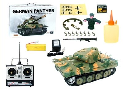 1：16 R/C GERMAN PANTHER BATTLE TANK INCLUDED BATTERY - HP1017694