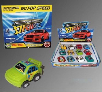 PULL BACK CARTOON CAR 12ASST.12PCS DISPLAY BOX - HP1017891