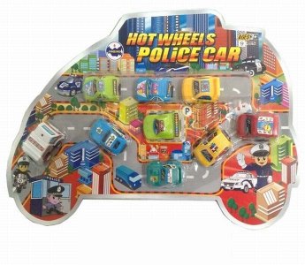 9PCS PULL BACK CARTOON CAR 9ASST. - HP1017892