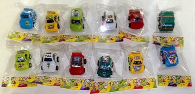 12PCS PULL BACK CARTOON CAR  - HP1017895