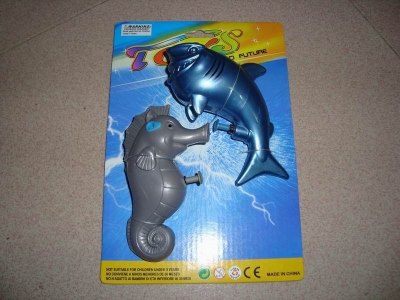 2PCS CARTOON WATER GUN BLUE/BLACK - HP1017919