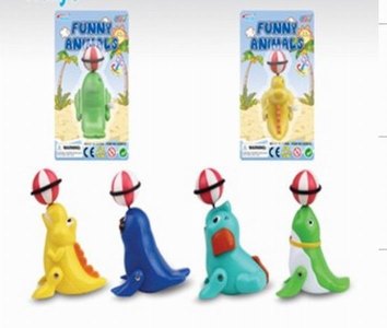 4ASST.WIND UP HEAD BALL ANIMAL - HP1017973