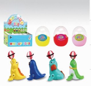 4ASST.WIND UP HEAD BALL ANIMAL (6PCS COLOR BOX) - HP1017974