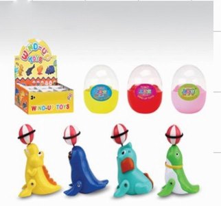 4ASST.WIND UP HEAD BALL ANIMAL (9PCS COLOR BOX) - HP1017975