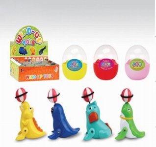 4ASST.WIND UP HEAD BALL ANIMAL (12PCS COLOR BOX) - HP1017976