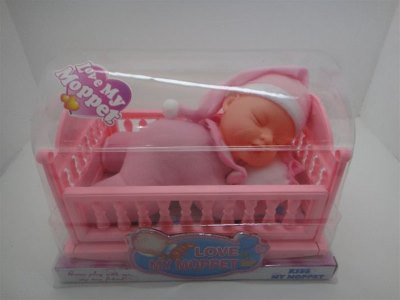 COTTON BODY DOLL W/IC & ACCESSORIED & 9