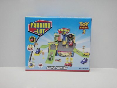 RAIL PARKING LOT W/2 PULL BACK CAR - HP1018225