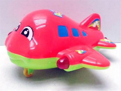 PULL LINE PLANE W/MUSIC  RED/GREEN/YELLOW - HP1018259