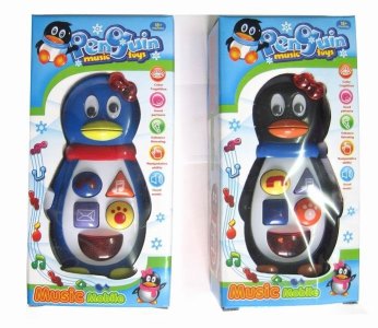 CARTOON PENGUIN PHONE W/MUSIC & FLASHING - HP1018302