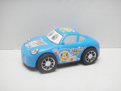 FRICTION CARTOON CAR ORANGE/BLUE - HP1018329