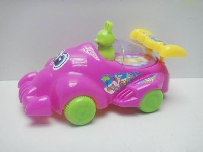 FRICTION CARTOON CAR RED/YELLOW/PINK - HP1018341