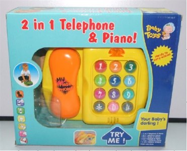CARTOON 2 IN 1 TELEPHONE & PAANO - HP1018389