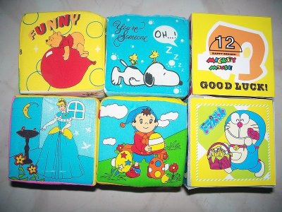 10CM SPONGE PUZZLE 6PCS - HP1018409