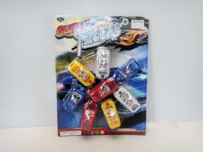 回力警车2款，白，红，黄，蓝4色混装 - HP1018440