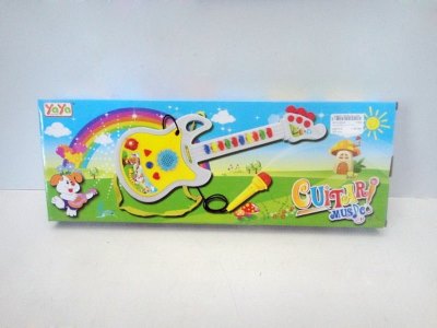 GUITAR W/LIGHT AND MUSIC ,MICROPHONE - HP1018533