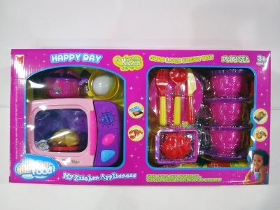 B/O KITCHEN PLAY SET W/LIGHT  - HP1018590