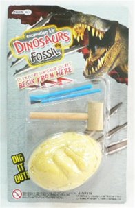 DIGGING SET (DINOSAUR EGG W/LIGHT)8ASST. - HP1018620