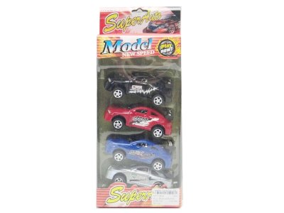 PULL BACK CAR 4PCS - HP1018674