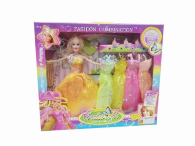 11”FASHION DOLL W/ACCESSORIES (SOLID BODY) - HP1018682