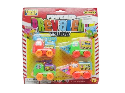 PULL BACK CAR 4PCS - HP1018689