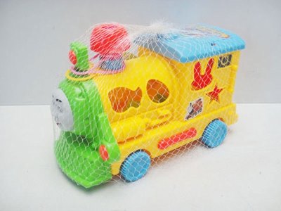 PULL LINE TRAIN W/BLOCK 3COLOR - HP1018710