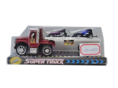 FRICTION CONSTRUCTION CAR W/2CARS - HP1018732