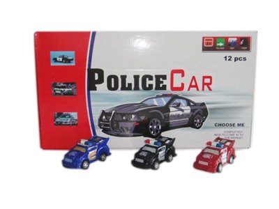 12只庄回力警车 红黑蓝3色混装 - HP1018834
