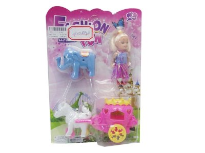 PULL LINE CARRIAGE W/DOLL - HP1018894