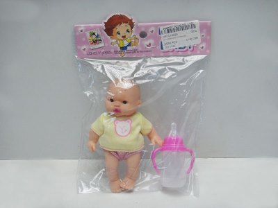 Doll W/FEEDER,2ASST CLOTHES MIXED - HP1019039
