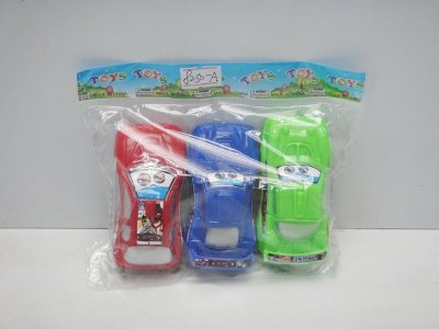 3PCS PULL BACK CAR 3COLOR  - HP1019056