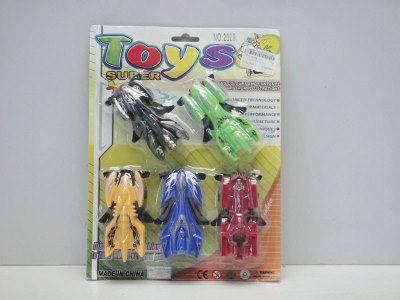 5PCS PULL BACK CAR - HP1019108