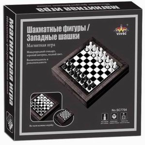 2 IN 1 MAGNETIC CHESS GAME/REVERSI (RUSSIAN) - HP1019310