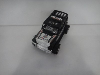 FRICTION POLICE CAR ,BLACK/WHITE - HP1019385