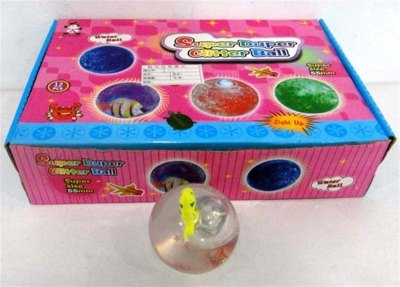 5.5CMWATER BALL W/LIGHT,3COLORS - HP1019405