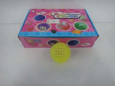 6.5CMWATER BALL W/LIGHT,4COLORS - HP1019407