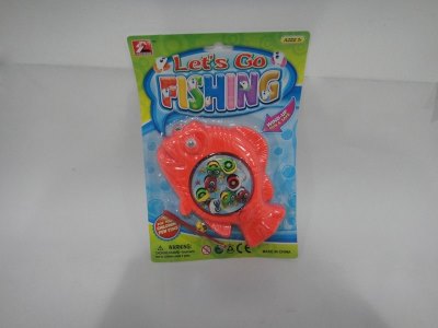 WIND UP FISHING GAME ORANGE/YELLOW/GREEN - HP1019444