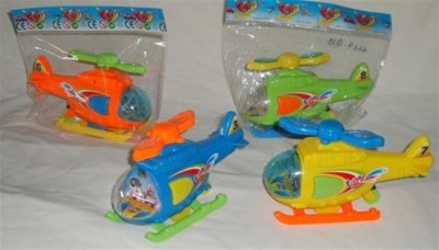 PULL LINE PLANE W/LIGHT BLUE/YELLOW/GREEN/ORANGE - HP1019521