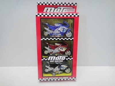 3PCS FRICTION MOTOR W/LIGHT & SOUND BLUE/RED/BLACK - HP1019632