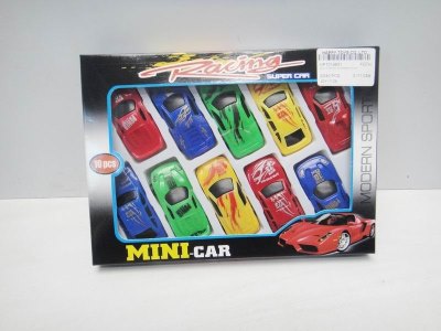 FREE WAY CAR 10PCS/DISPLAY BOX BLUE/RED/GREEN/YELLOW 6ASST. - HP1019641
