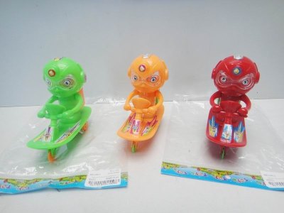 PULL LINE SUPERMAN W/LIGHT & CANDY HOLDER RED/YELLOW/GREEN - HP1019659