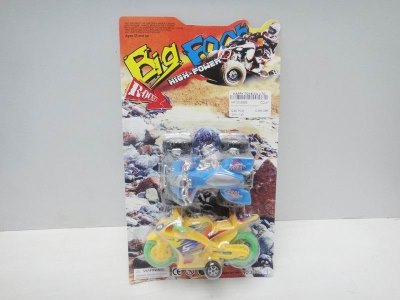 PULL BACK CAR 2PCS RED/YELLOW/BLUE - HP1019696