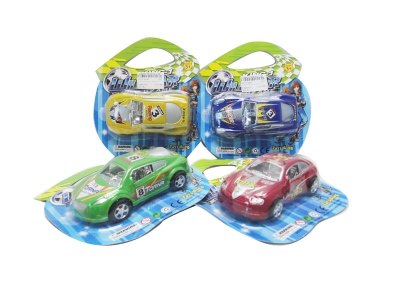 FRICTION CAR 4ASST.RED/BLUE/GREEN/YELLOW  - HP1019844