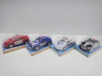 FRICTION POLICE CAR BLUE/RED/WHITE/BLACK - HP1019849