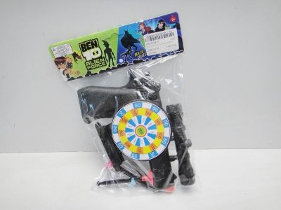 SOFT SHOOTING GUN W/DARTBOARD - HP1019875