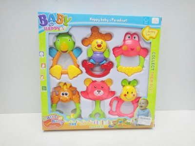 RATTLE SET 6PCS 2ASST - HP1019938