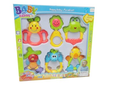 RATTLE SET 6PCS 2ASST - HP1019939